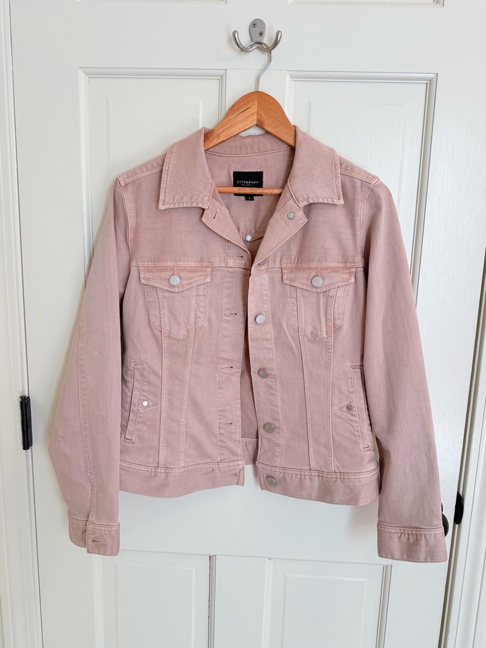 Liverpool Women's Dusty Pink Denim Jacket